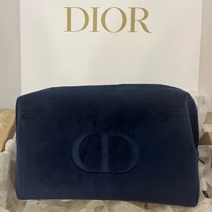 Dior Delux Limited Edition Velvet Cosmetic Bag Pouch